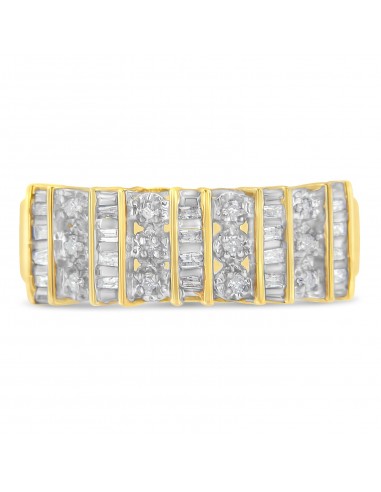 10K Yellow Gold 1/3ct Diamond Band (H-ISI2-I1) 2 - 3 jours ouvrés.