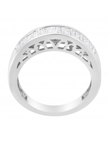 14kt White Gold 1/2ct TDW Diamond Modern Band Ring (H-ISI2-I1) Comment ça marche