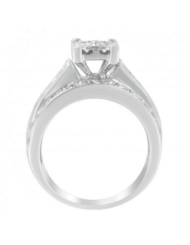 10kt White Gold 1 1/3ct TDW Diamond Cocktail Bridal Ring (H-ISI1-SI2) Découvrez la collection