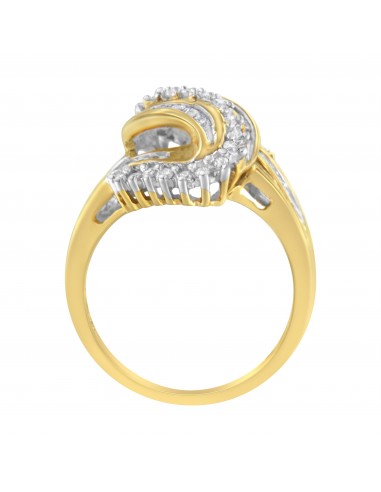 14kt Yellow Gold 1/2ct TDW Diamond Ring (H-II1-I2) à prix réduit toute l'année