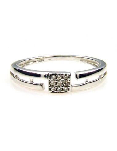 Genuine .05ct Diamond Ring 10KT White Gold suggérées chez