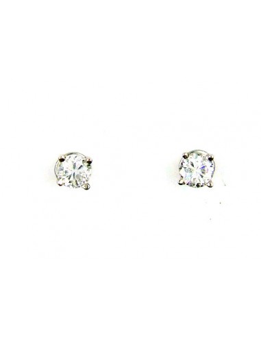 Genuine .86ct Diamond Stud Earrings 14KT White Gold ou a consommer sur place