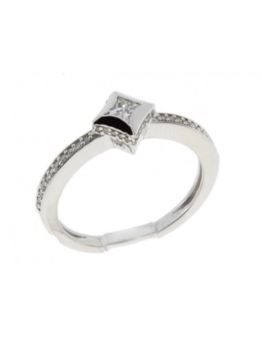 Genuine .30ct Diamond Ring 10KT White Gold Pour