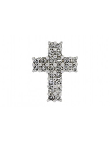 .50ct Diamond Cross/Religious Pendant 10KT White Gold Par le système avancé 