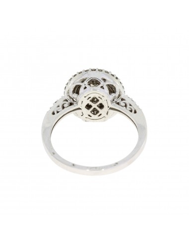 Natural .50ct Diamond Ring 14KT White Gold chez Cornerstreet bien 