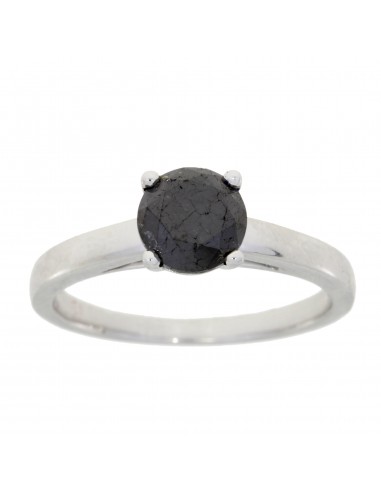 Natural 1.50ct Black Diamond  Sterling Silver À commander