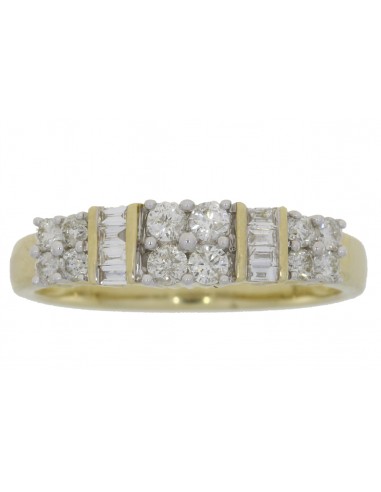 .50ct Diamond Wedding Band Ring 14KT Yellow Gold france