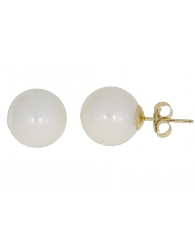 Fresh Water Pearl Stud Earrings 14KT Yellow Gold meilleur choix