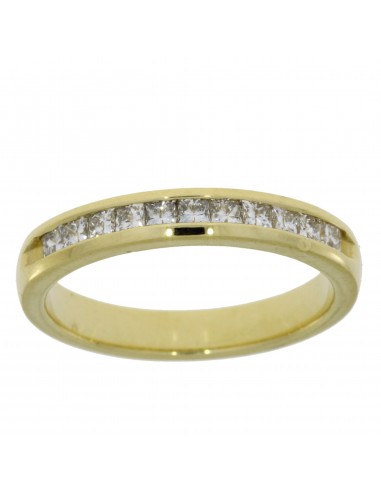 .50ct Diamond Wedding Band Ring 14KT Yellow Gold Les magasins à Paris et en Île-de-France