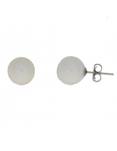 Natural Fresh Water Pearl Stud Earrings 14KT White Gold store