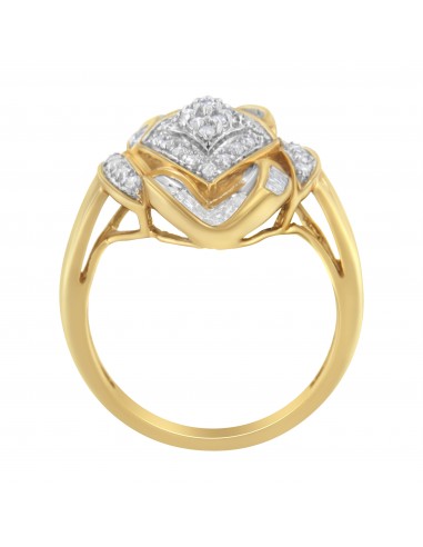 10kt Yellow Gold 1/2ct TDW Diamond Ring (H-II2-I3) à prix réduit toute l'année