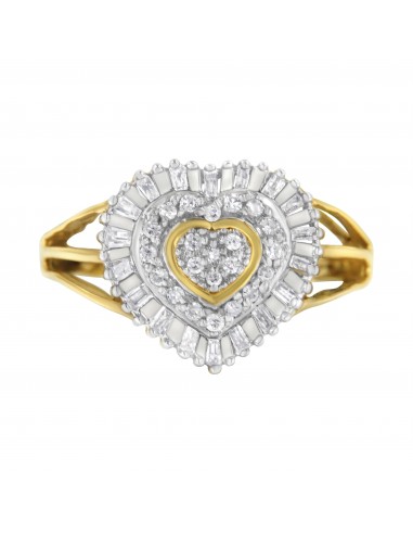 10kt Yellow Gold 1/4ct TDW Diamond Ring (H-ISI1-SI2) ouvre sa boutique